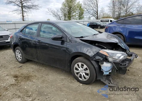 2015 Toyota Corolla L z USA, uszkodzony, nr VIN 2T1BURHE2FC257371